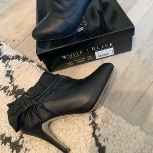 White House Black Market leather booties